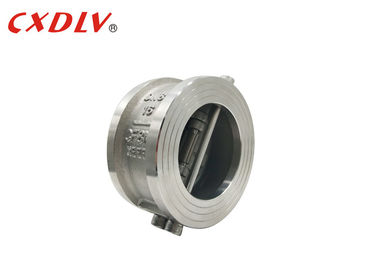 SUS13/14 H76 Dual o tipo DN50~DN500 da bolacha do balanço da porta dobro de válvula de verificação da placa