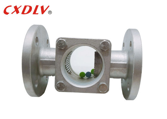 A bola de flutuação SS321 flangeou vidro de vista com Pyrex ANSI150LB para flangear conexão