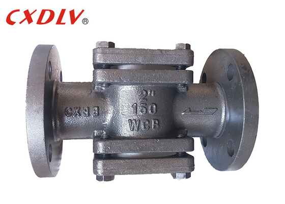 A216 WCB flangeou a vista 150LB de vidro RF moderou o indicador Inline do fluxo de quartzo