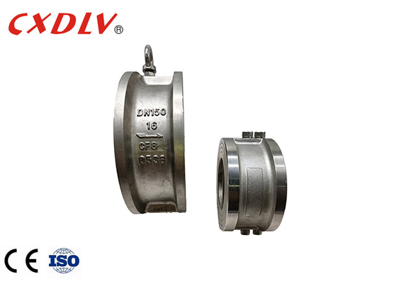 Corpo CF8 DN600 não do retorno duplo da válvula de verificação da bolacha da placa de DIN3202 PN16